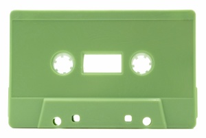 Pistachio audiocassettes (recycled material)