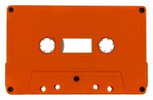 Orange with black screws