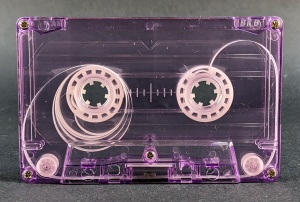 Фиолетовые прозрачные на винтиках